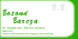 botond barcza business card